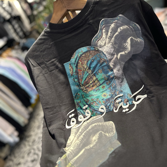 “Freedom & Rights” Oversized Graphic T_shirt