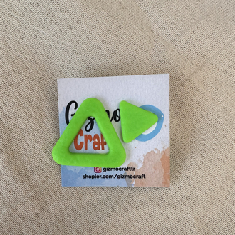 Neon mini küpe