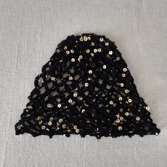 Siyah- Gold Pullu File Model 