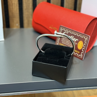 Cartier İthal Çivi Bileklik Gümüş Renk
