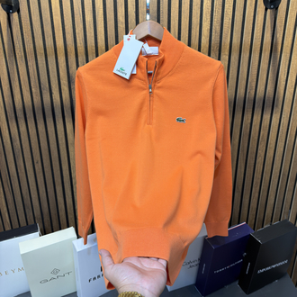 Lacoste Yarım Fermuarlı Kazak