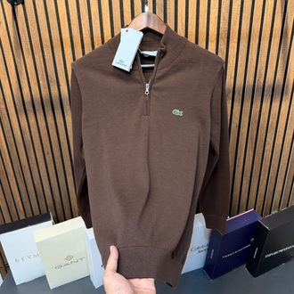 Lacoste Yarım Fermuarlı Kazak