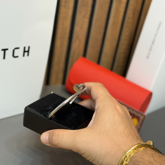 Cartier İthal Çivi Bileklik Gümüş Renk