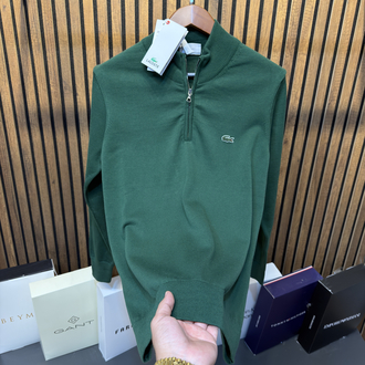 Lacoste Yarım Fermuarlı Kazak