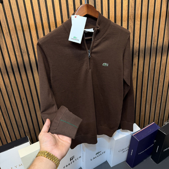 Lacoste Yarım Fermuarlı Kazak