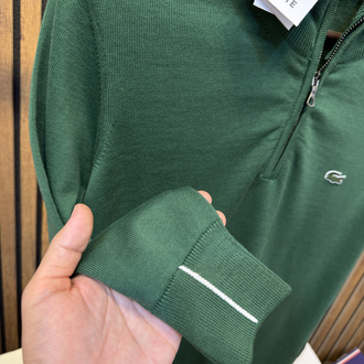 Lacoste Yarım Fermuarlı Kazak