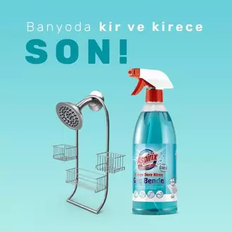 Aspirix Güç Bende Banyo Derz Kireç Temizleyici 750 Ml
