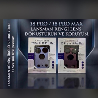 İphone 18 Çeviri Lens koruyucu