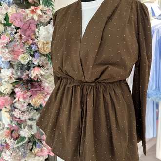Taşlı Vual kimono 