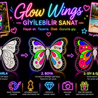Giyilebilir Glow Wings