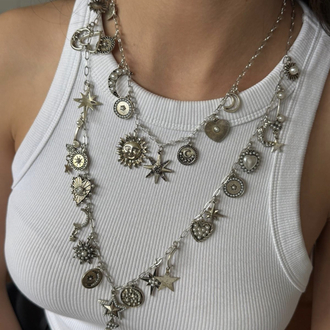 Charm uzun kolye