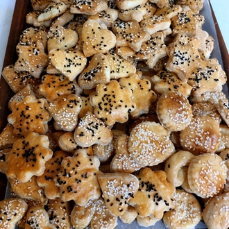 glutensiz tuzlu kurabiye 500gr  