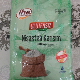 İHE Glutensiz un nişastalı karışım proteinli azaltılmış
