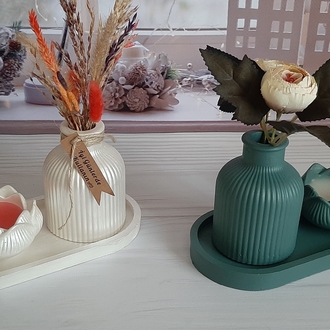 KD344- Vazo Mum Set
