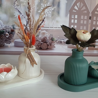 KD344- Vazo Mum Set