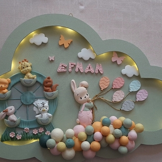 KD368- Bebek Odası Panosu 