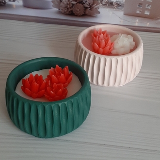 KD379- Büyük Kase Mum