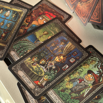 Dark mansion tarot