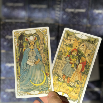 Golden Art Nouveau Tarot (metal kutu)