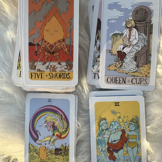Adventure time tarot destsi