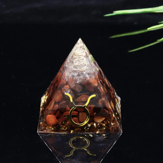 Burçlar (zodiac) kristal enerji piramidi