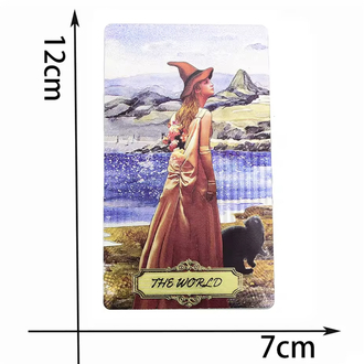 Witch tarot orijinal - yaldızlı