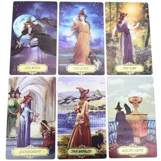 Witch tarot orijinal - yaldızlı