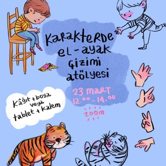 Karakterde el-ayak çizimi atölyesi