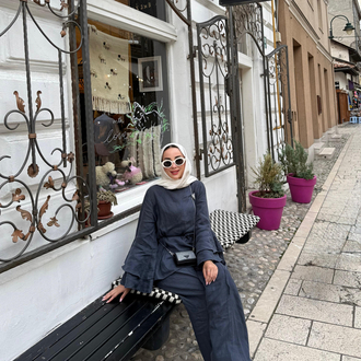 Volanlı Sarı Keten Takım