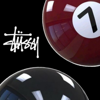8 Ball & 7 Top Tablosu | Modern Siyah Duvar Dekoru
