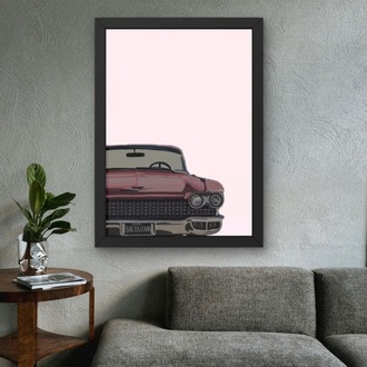 Klasik Araba Tablosu | Retro Otomobil Poster