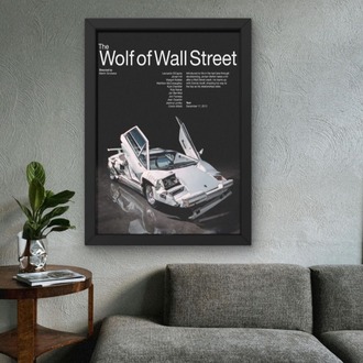 Wolf of Wall Street Poster Tablo | Motivasyon Duvar Dekoru
