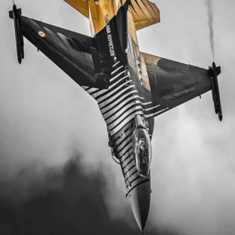 F-16 Savaş Uçağı Tablosu | Solo Türk Akrobasi Duvar Dekoru