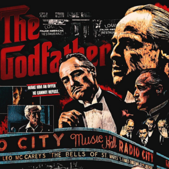The Godfather Film Posteri | Klasik Sinema Tablosu