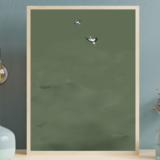 Leyleklerin Sessizliği – Minimal Poster A3