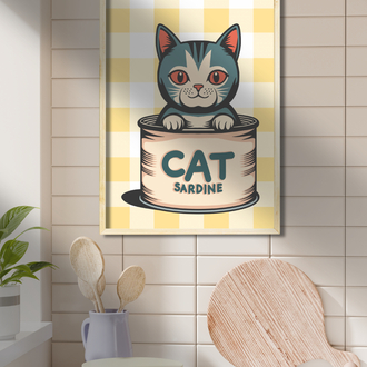 Cat Illustration Poster