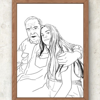 Kahraman Babama Çerçeveli İlham – Mizah + Gözyaşı Garantilidir