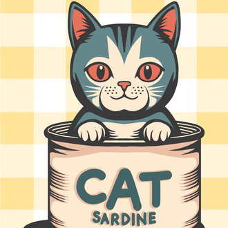 Cat Illustration Poster