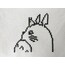 Etamin işlemeli Totoro Kalemlik