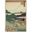 The Yamashita District of Ueno, from the series “One Hundred Famous Views of Edo” A6 Poster