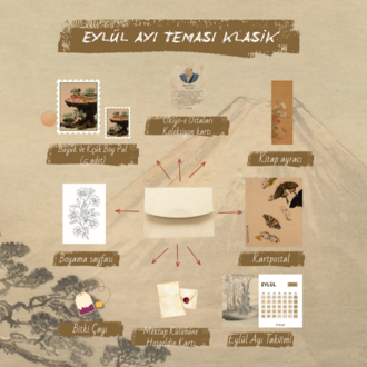 Ukiyo-e Mektup Kulübe Üyeliği Eylül Ayı (Klasik Tema)