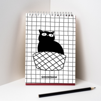 Mini Kara Kedi Yapılacaklar Listesi- Sepet