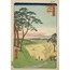 Old Man’s Teahouse, Meguro, from the series “One Hundred Famous Views of Edo” A6 Poster