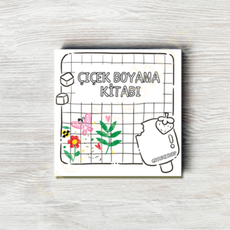 Çiçek Boyama Kitabı