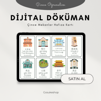 Çince Mekanlar Hafıza Kartı PDF