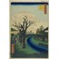 Blossoms on the Tama River Embankment, from the series One Hundred Famous Views of Edo A6 Poster