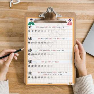 JLPT N4 Kanji Çalışma Kağıdı 