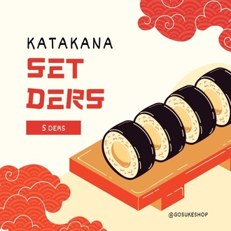 Katakana Kursu - 5'Lİ SET