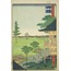 Sazai Hall of the Five Hundred Rakan Temple from the series One Hundred Famous Views of Edo A6 Po