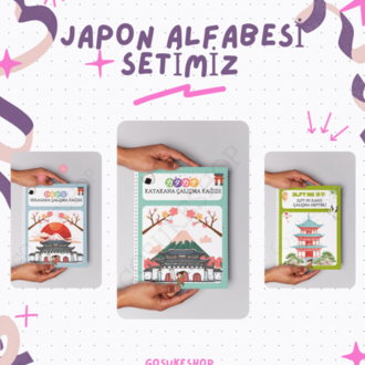 Japon Alfabesi Öğreniyorum Seti